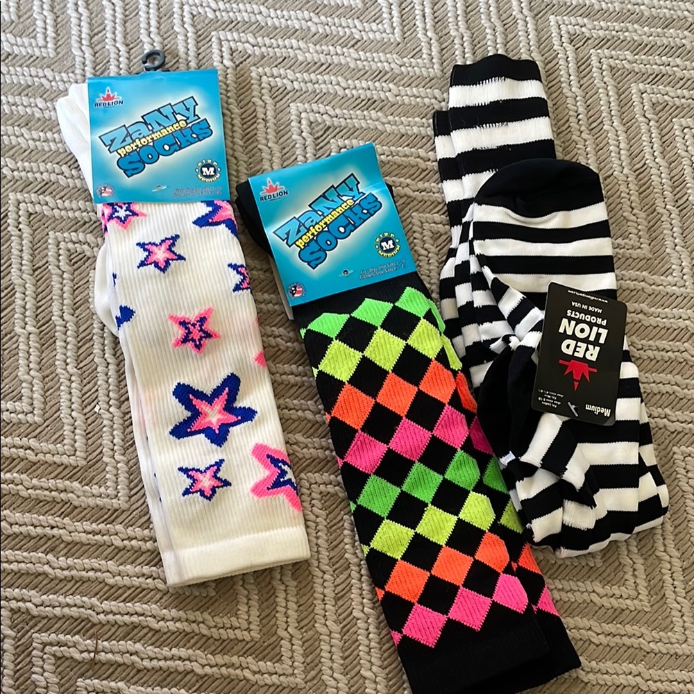Colorful Crew Socks - Multi-Color